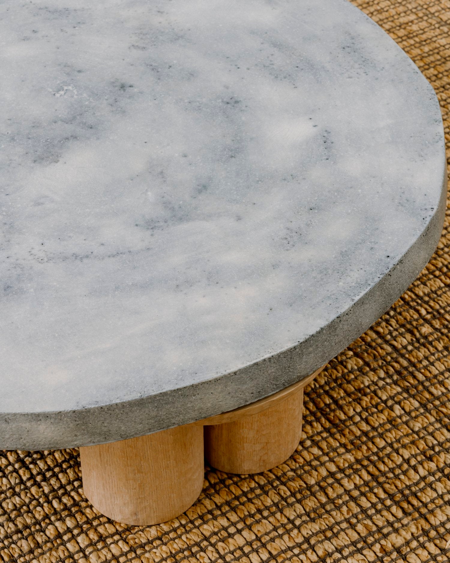 TABLE BASSE SACHA - LAVE ÉMAILLÉE