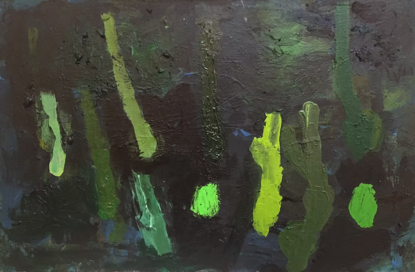 PAINTING - FORÊTS - TRACES 3