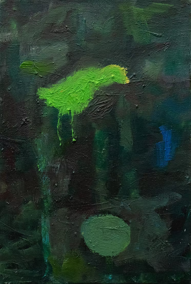 PAINTING - FORÊTS - TRACES 8