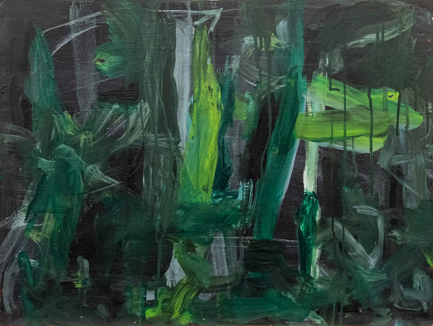 PAINTING - FORÊTS - APRÈS LA PLUIE