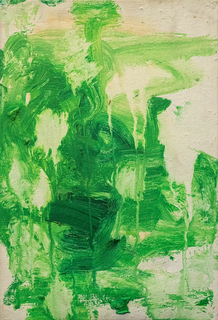 PAINTING - FORÊTS - APRÈS LA PLUIE VERTE