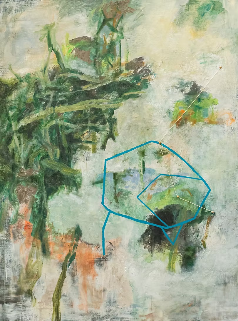 PAINTING - GÉOMÉTRIES VARIABLES - SOUCOUPE VOLANTE