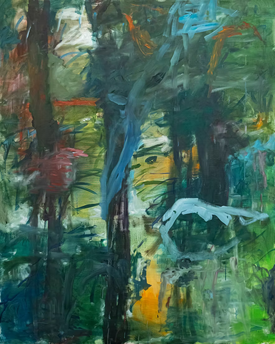 PAINTING - FORÊTS - FORÊT BLEU