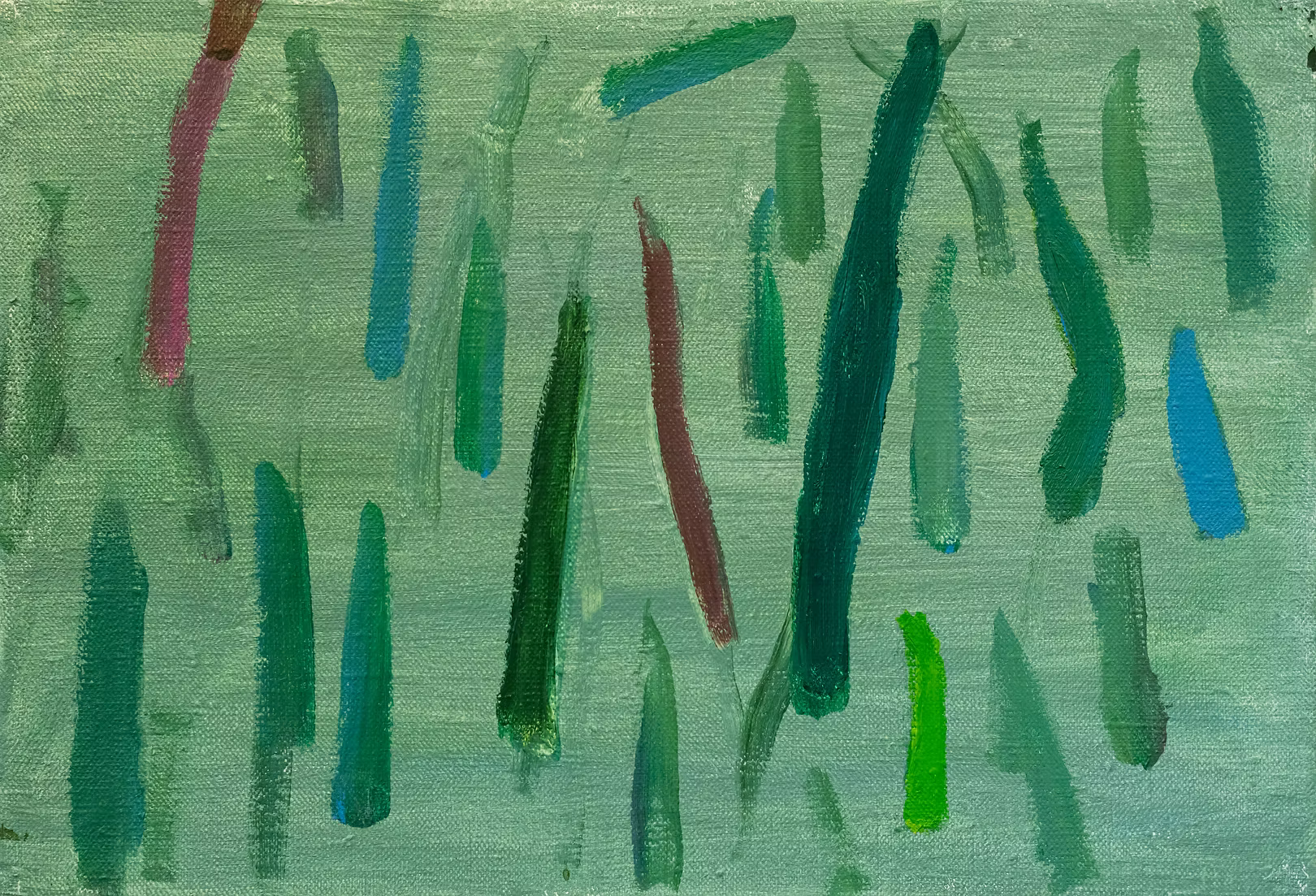 PAINTING - FORÊTS - TRACES 1