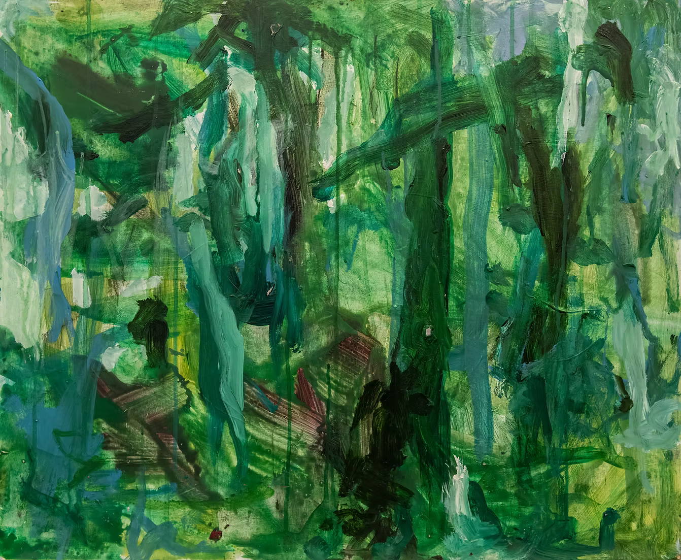 PAINTING - FORÊTS - APRÈS LA PLUIE 2
