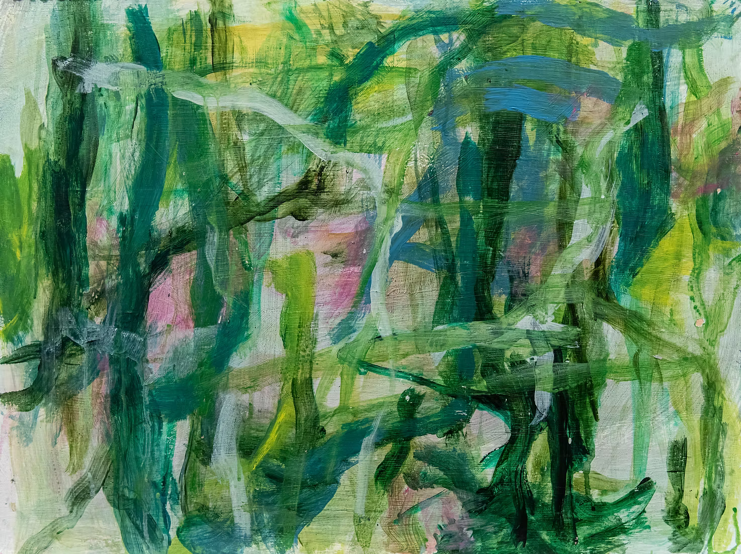 PAINTING - FORÊTS - APRÈS LA PLUIE 3