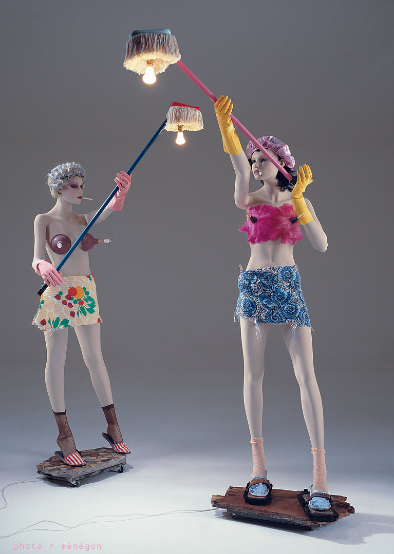 MONIQUE ET SYLVIE  -  SCULPTURE