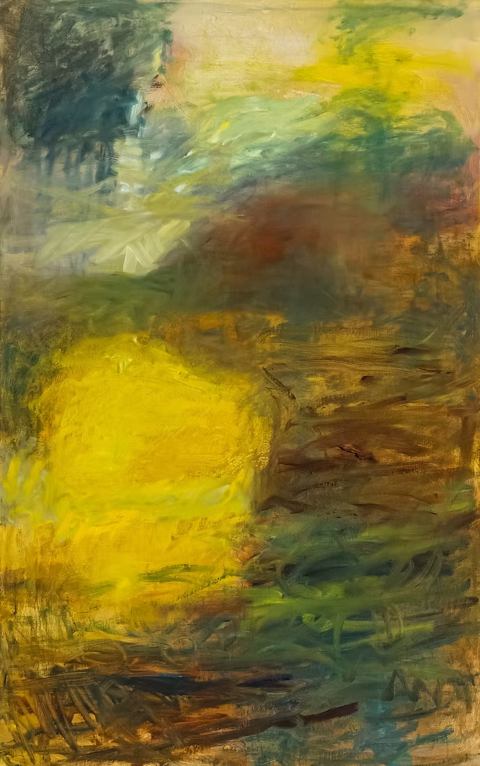 PAINTING - ENERGY FIELDS - CHAMPS JAUNE 1