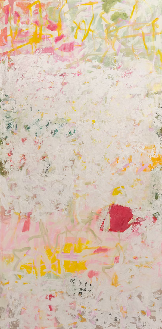 PAINTING - FRAGMENTATIONS - LAC ROUGE