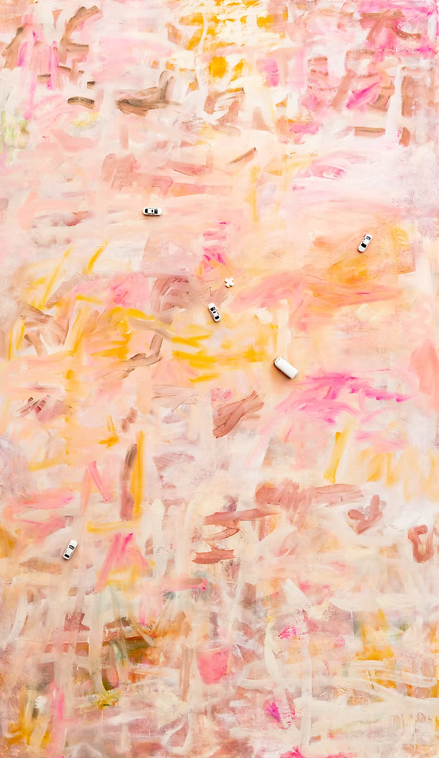 PAINTING - FRAGMENTATIONS - VOITURES 3