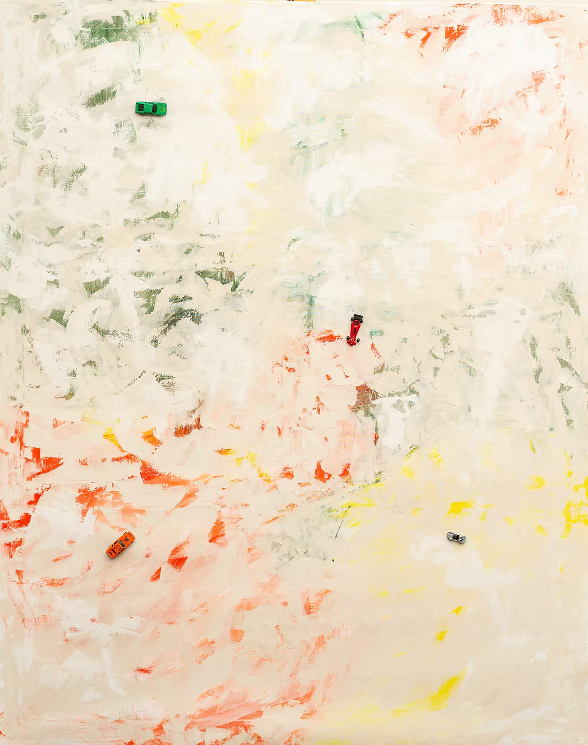 PAINTING - FRAGMENTATIONS - VOITURES 1